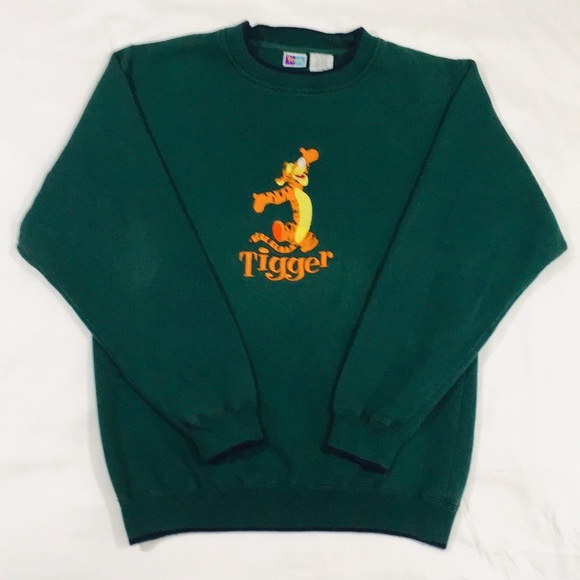 Vintage Other - Vintage Embroidered Tigger Crewneck Sweater